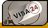 Брелок "Visa 24"