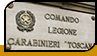 Табличка "Carabinieri Toscana"